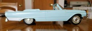1961 Ford Sunliner Convertible Light Blue Promo Car by AMT 2