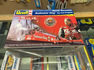 Revell 1/25 Scale Kenny Bernstein Budweiser King Top Fuel Dragster Kit 85 - 7694