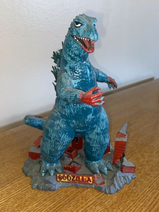 Vintage 1964 Aurora Godzilla Built Up Painted Monster Model Kit Toy