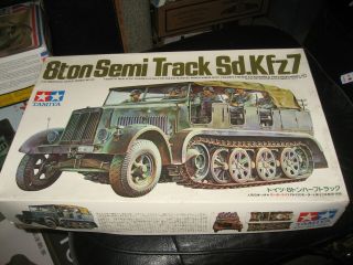 Mib 8 Ton Semi Track Sdlkfz 7 Model By Tamiya In 1/35 Scale