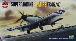 Airfix 1:48 Supermarine Seafire Fr.  46/47 Plastic Aircraft Kit 07106u