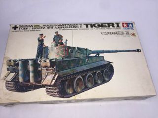 Tamiya Model Tank German Panzerkampfwagen Vi Tiger I 1/35 Jc - Jl