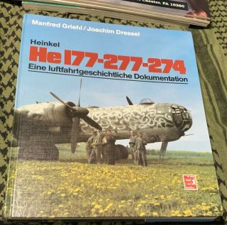 Heinkel He 177,  277,  274 Great Reference Tech Color Plans German Text