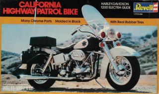 Revell 1:8 California Patrol Bike Harley Davision 1200 Electra Glide Kit 7910u