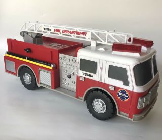 Tonka Fire Truck Lights & Sounds And Moveable Ladder 2011 Hasbro 13 "
