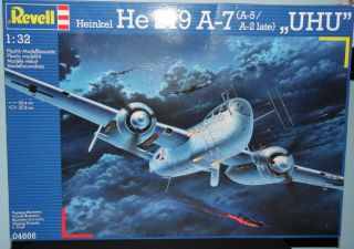 Vintage Revell 1/32 Scale Heinkel He 219a - 7 (a - 5/a - 2 Late) " Uhu " 04666