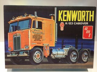 Kenworth K - 123 Cabover - 1:25 Scale Model Kit | Amt Very Good Vintage Kit