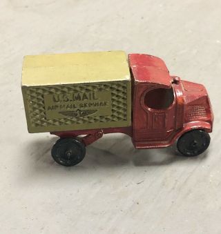 Vintage Tootsie Toy Diecast Metal Us Mail Airmail Service Postal Truck Car Toy