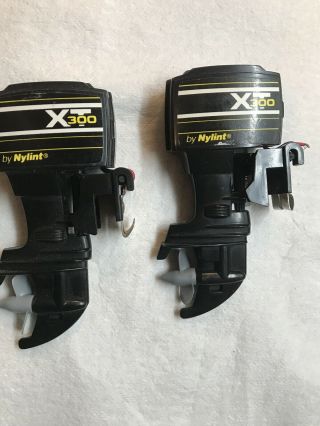 2 Toy Outboard Motors,  Mercury Xt300 1 1 For Display Or Parts Nylint