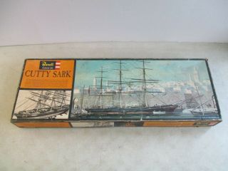 Vintage 1964 Cutty Sark Model Kit By Revell H - 394:10.  00
