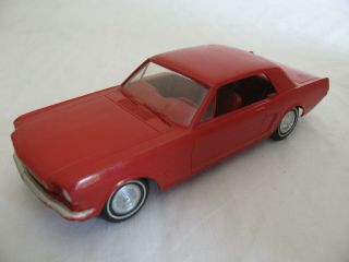 Vintage Amt 1/25 Scale 1964 - 65 Red Ford Mustang Dealer Promo Car Parts / Restore