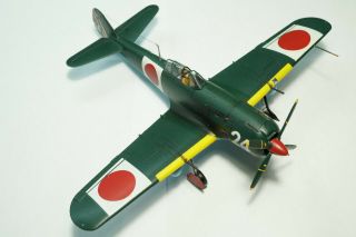 1/48 Nakajima KI - 84 Hayate Frank - built weathered - Tamiya 61013 2