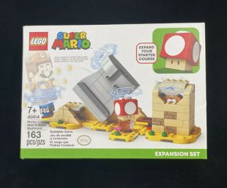 Lego 40414: Monty Mole And Mushroom Expansion Nib Mario In Hand To Ship