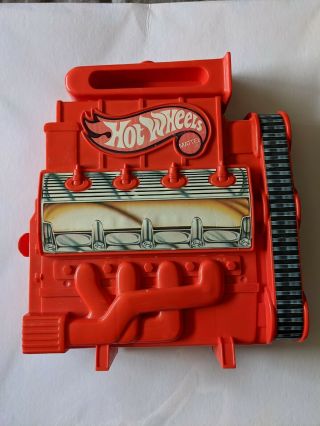 1983 Hot Wheels Racers Engine Block Plastic Carrying/ Display Storage Case