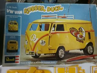 Revell 1/25 Rubber Duck Vw Van Complete Vintage 1976 Issue H - 1310