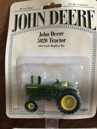 John Deere 1/64 Scale 5020,  2510 Tractors.  430 Crawler.  95 Combine 2