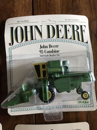 John Deere 1/64 Scale 5020,  2510 Tractors.  430 Crawler.  95 Combine 3