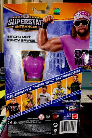 WWE WWF Superstar Entrances Macho Man Figure Mattel 2013 WWE STING 2015 Mattel 3