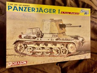 1/35 Dragon Panzerjager I 4.  7cm Pak (t) With Magic Tracks