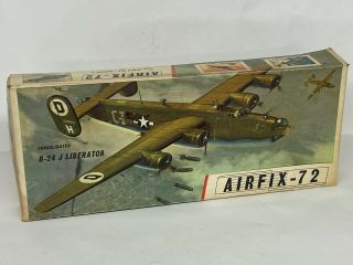 Airfix 1/72 Consolidated B - 24j Liberator,  Type 3 Red Stripe Boxed Issue.