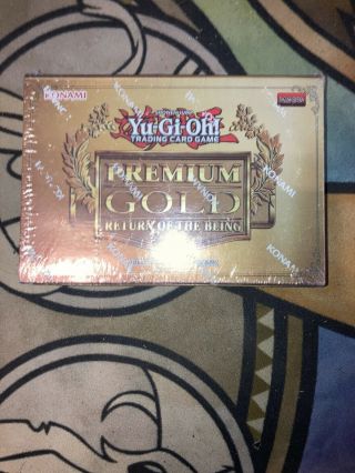 1 Mini Box Of Yu - Gi - Oh - Premium Gold - Return Of The Bling (3 Booster Packs)