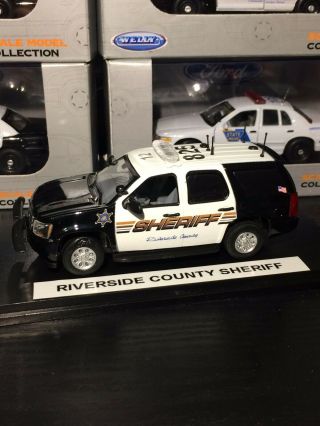 1/43 First Response Custom Riverside County Sheriff Ca Chevy Tahoe Police Car