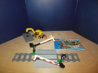 Lego City Trains Level Crossing Set 7936 W/ Instructions,  100 Complete