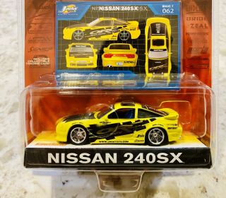 062 Nissan 240sx | 2003 Jada Toys | 1:64 Scale Diecast | Import Racer