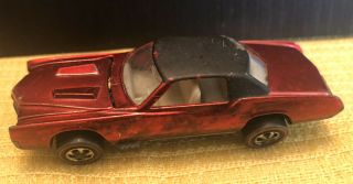 1968 Hot Wheels Redline Custom Eldorado Metallic Deep Red Color Mattel