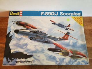 Vintage 1990 Revell F - 89d/j Scorpion 1/48 Scale Model Plane Kit