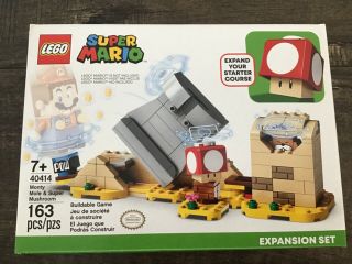 Lego Mario Monty Mole And Mushroom 40414