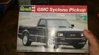 Revell Gmc Syclone Pickup Mini Truck Model Car Kit 1:25 Open Box Complete In Bag