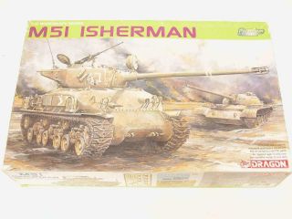 1/35 Dragon Dml M51 Isherman Sherman Tank Plastic Model Kit 3539 Parts