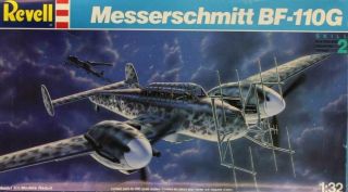 Revell 1:32 Wwii German Messerschmitt Bf - 110 G Plastic Aircraft Model Kit 4745u