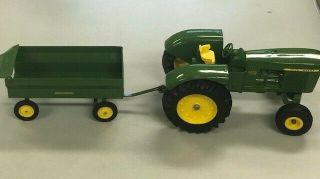 Vintage 1980’s John Deere 5020 Toy Farm Tractor With Trailer.  Very Little Wear