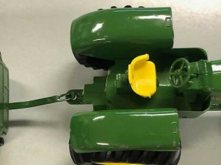 Vintage 1980’s John Deere 5020 Toy Farm Tractor With Trailer.  Very Little Wear 3