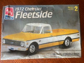 1972 Chevrolet Fleetside - Amt Ertl - 1:25 Model Kit - 6691 - Pickup Truck