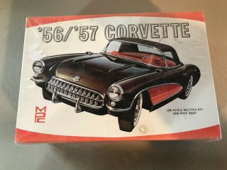 Vintage Issue Mpc 1/25 Scale 1956/57 Corvette Model Kit