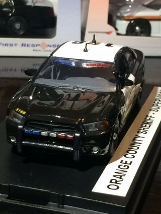 1/43 First Response Custom Orange County Sheriff Dodge Charger Police Diecast 2 3