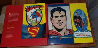 Superman Masterpiece Edition Box Set Action Figure,  Comic Reprint And Book 1999