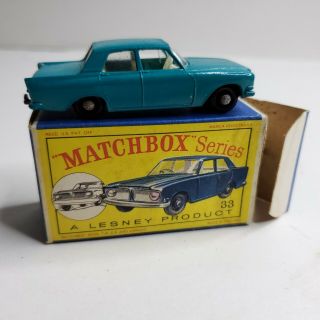 Matchbox Lesney No 33 Ford Zephyr Made In England