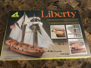 Vtg Artesania Latina Liberty Ship Model Kit