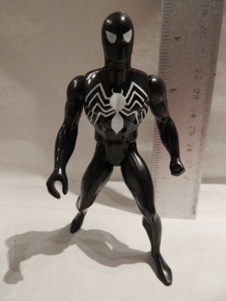 Marvel Vintage Secret Wars SPIDER - MAN BLACK SUIT Loose Figure Shield 2 Flickers 2