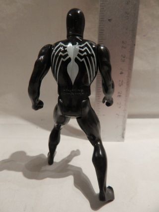 Marvel Vintage Secret Wars SPIDER - MAN BLACK SUIT Loose Figure Shield 2 Flickers 3