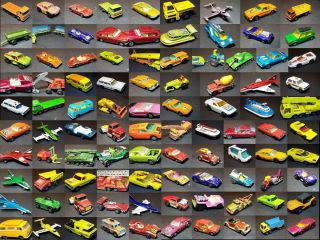 Matchbox Toys 1970 - 1975 Your Choice Of 100 Different Lesney Vintage Metal Cars