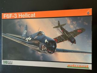 Eduard 1/48 Scale F6f - 3 Hellcat Including True Detail Resin Wheel Set
