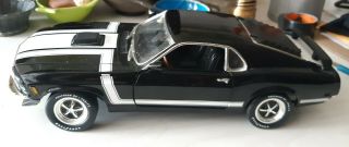 Ertl 1/18 1970 Mustang Boss 302 (john Force Edition) With Upgrades (read)