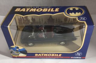 Corgi 1960s Dc Comics Batman Batmobile Diecast Car 77505 1:24 Scale 2005