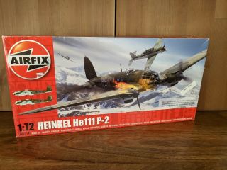 1/72 Scale Airfix Heinkel He111 P - 2 A06014 Rare Out Of Production