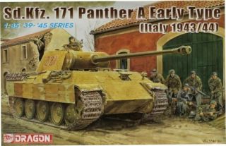 Dragon Dml 1:35 Sd.  Kfz.  171 Panther A Early Type Italy 1943/44 Plastic Kit 6160u